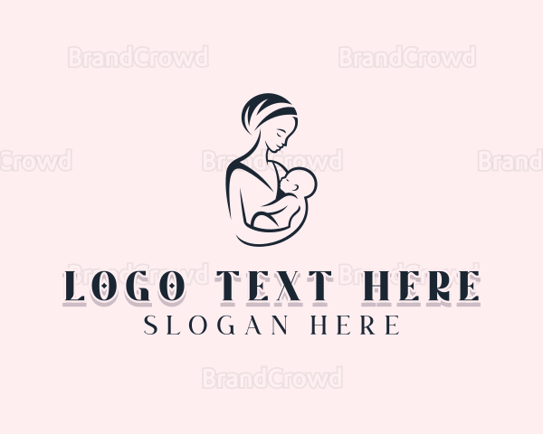 Mom Postnatal Childcare Logo