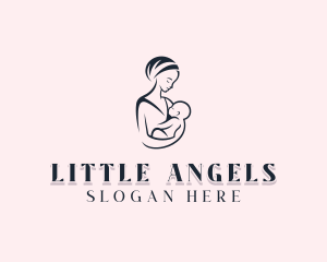 Mom Postnatal Childcare logo design