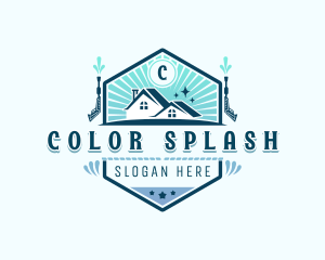 Pressure Washing Sprayer logo design