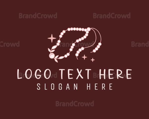 Necklace Jewelry Beads Logo