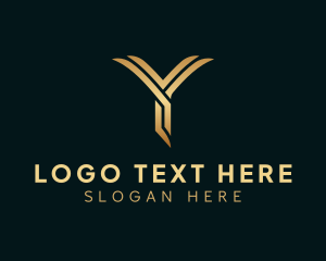 Advertising - Advertising Startup Letter Y logo design