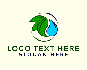 Drink - Organic Garden Leaves logo design