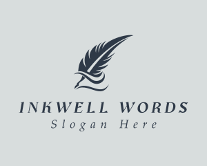 Writing - Writing Feather Quill logo design