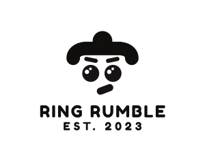 Wrestling - Angry Sumo Face logo design