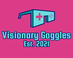 Goggles - Gaming Gamepad Goggles logo design
