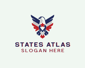 Patriot Eagle Bird logo design