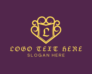 Lux - Royal Ornament Crest logo design