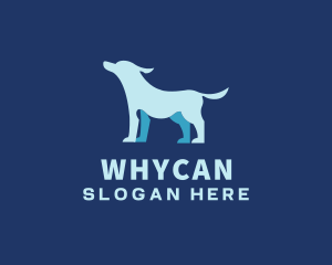 Blue Pet Dog Logo