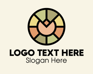 Origin - Stained Glass Tulip logo design