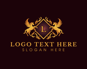 Vip - Pegasus Luxury Royalty logo design