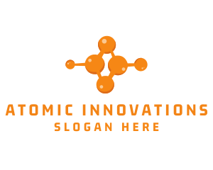 Chemistry Molecule Laboratory logo design