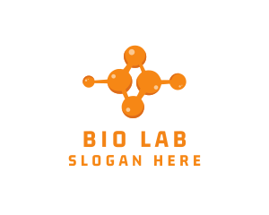 Biology - Chemistry Molecule Laboratory logo design