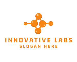 Chemistry Molecule Laboratory logo design