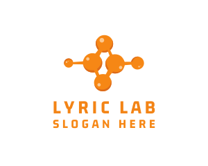 Chemistry Molecule Laboratory logo design