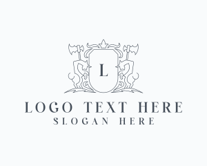 High Class - Elegant Bull Crest logo design