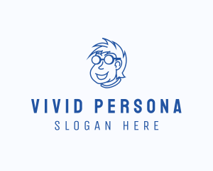 Character - Smart Nerd Character logo design