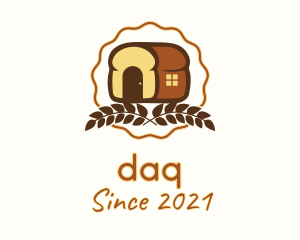 Loaf Bread House  logo design