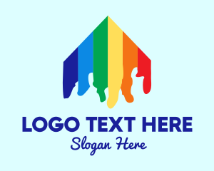 Lgbt - Rainbow Painting Renovation logo design