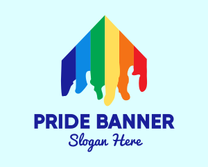 Rainbow Painting Renovation  logo design