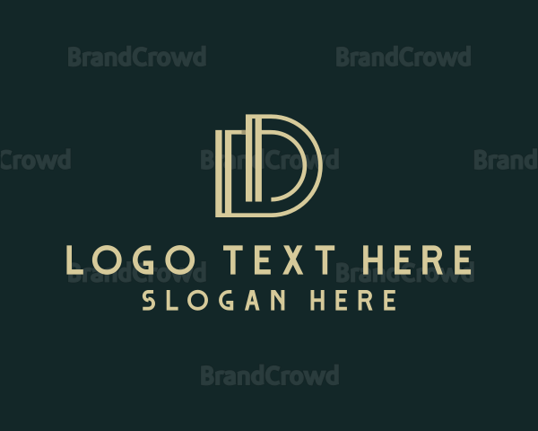 Modern Generic Company Letter D Logo