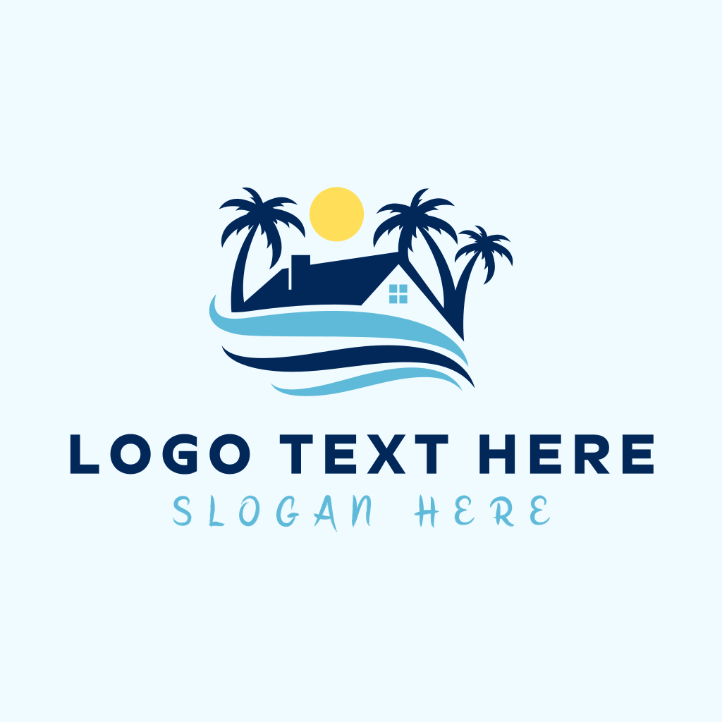 Tropical Beach House Logo | BrandCrowd Logo Maker