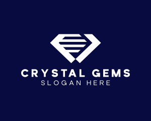 Diamond Jewelry Gem logo design