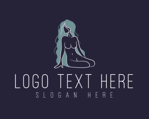 Minimalist - Feminine Hair Woman Salon logo design