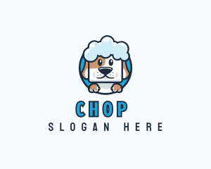 Pet - Pet Dog Bath logo design