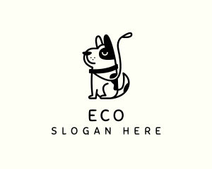 Hound - Dog Leash Pet logo design