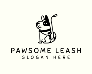 Leash - Dog Leash Pet logo design