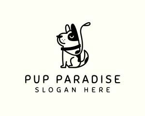 Dog Leash Pet logo design