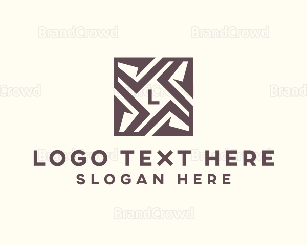 Floor Tile Pattern Logo