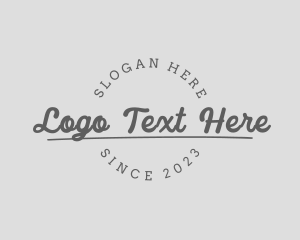 Script - Cursive Round Company logo design