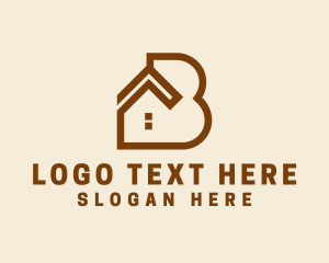 Developer - Housing Realty Letter B logo design