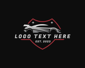 Car - Shield Auto Sports Car logo design