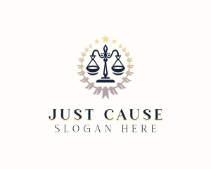 Justice Scale Paralegal logo design