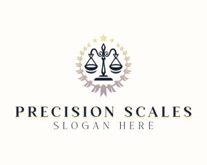 Justice Scale Paralegal logo design