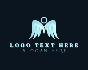 Halo Angel Wings Logo