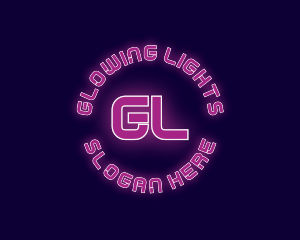 Lights - Tech Cyber Neon Lights logo design
