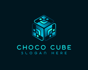 Digital Cube Box logo design