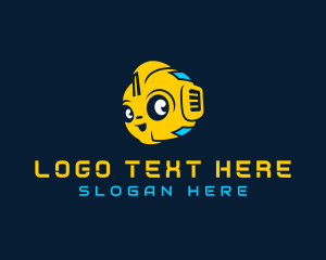 Robot Mascot - Cyber Tech Robot logo design