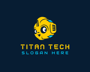 Cyber Tech Robot logo design