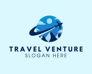 Trip - Plane Mountain Trip logo design