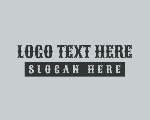 Casual Masculine Business Logo