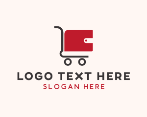 Wallet Shopping Cart Logo