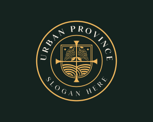 Province - Grape Vineyard Farm logo design