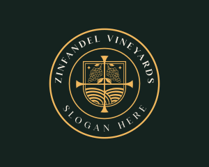 Grape Vineyard Farm  logo design