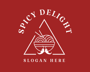 Spicy - Spicy Ramen Noodles logo design