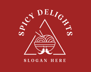 Spicy - Spicy Ramen Noodles logo design