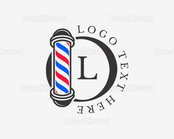 Barber Styling Salon Logo